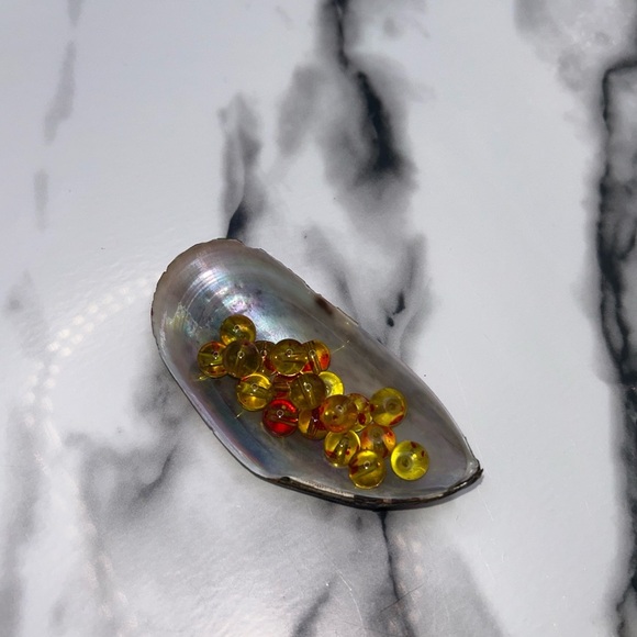 8mm Amber Glass Beads – Protection, Healing & Positive Energy - Picture 4 of 4